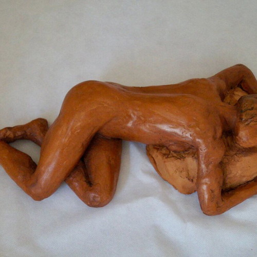 Ceramic nude sculptures handmade, new, about 35 cm
