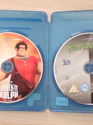 Wreck it Ralph + Frankenweenie Disney Blu-ray 3D χωρίς ελληνικούς υπότιτλους