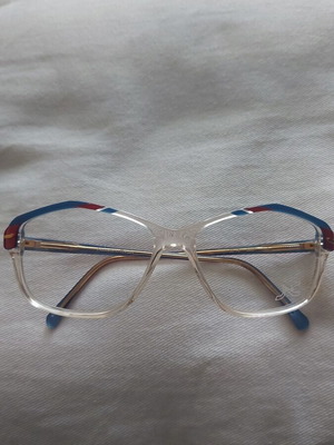 Vintage women's eyeglass frame blue and pink, like new