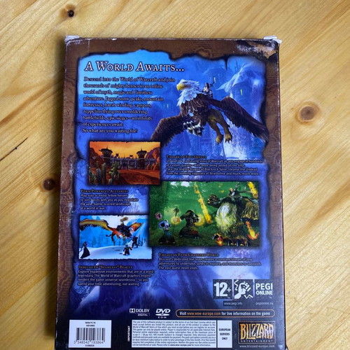 World of Warcraft DVD used with English manual