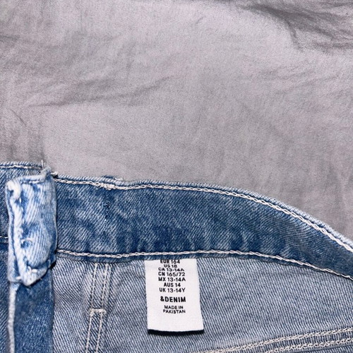 H&M denim skirt, size M, blue