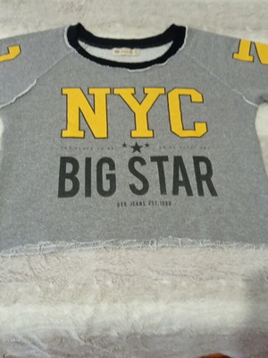 BSB oversized medium sweatshirt used gray yellow