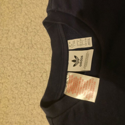 Adidas kids sweatshirt blue like new, size 158 cm