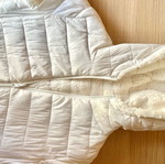White double-face jacket like new, reversible