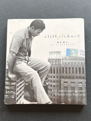 Cliff Richard Real As I Wanna Be CD new, 40th Anniversary limited edition