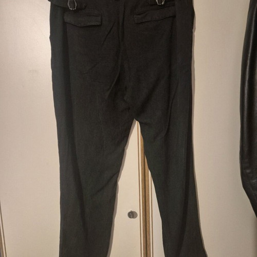 Women's black pants straight leg with cuffs like new