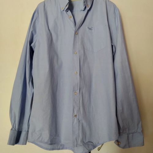 Finest men's long-sleeve shirt size L new, blue