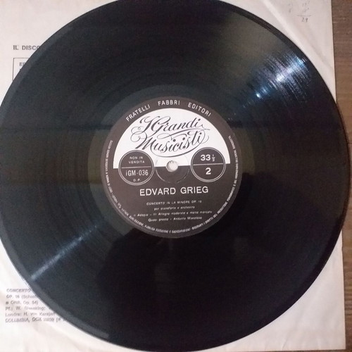 Classical music records used, set of 4, 10" 33 rpm