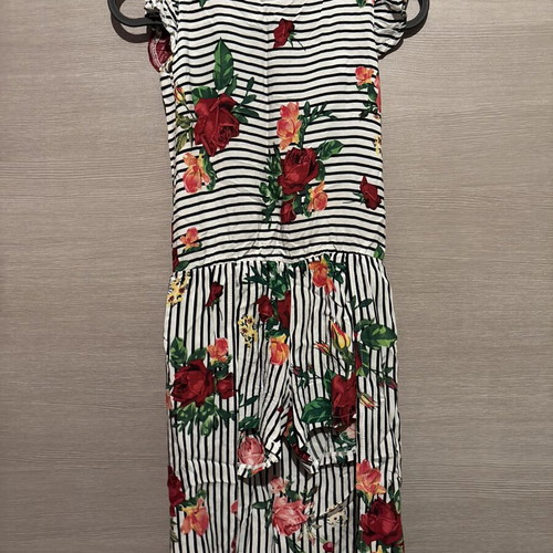 Trax Original girls dress size 8 years like new, striped floral
