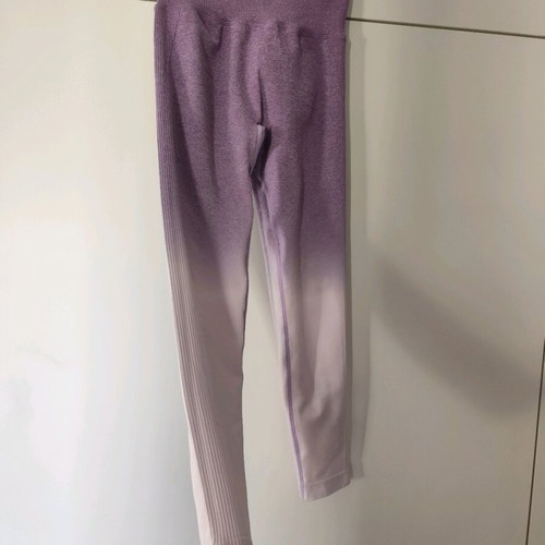 Shein purple seamless leggings like new, medium size