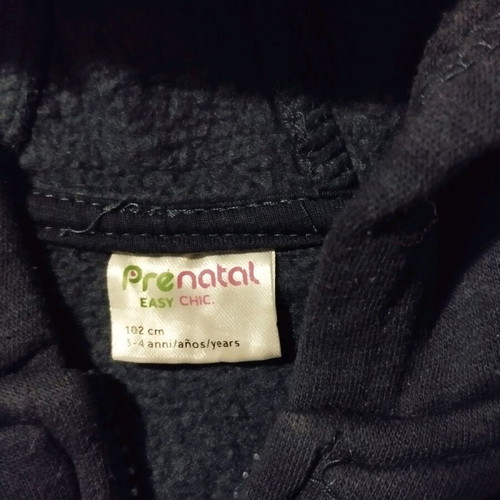 Prenatal sweatshirt for boy 3-4 years like new, blue and green