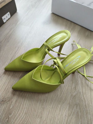 Sante mules lime color size 38 new