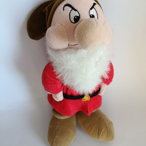 Grumpy plush dwarf Snow White and the Seven Dwarfs Disney 40cm like new