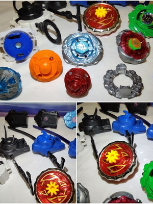 Beyblade Metal Saga used collection, Hasbro Takara Tomy
