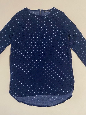 MYHAILYS women's thin blouse used, size M, blue