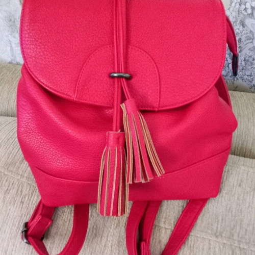 Backbag red, new women's