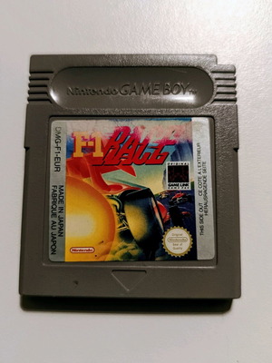 F1 Race cartridge for Nintendo Game Boy used