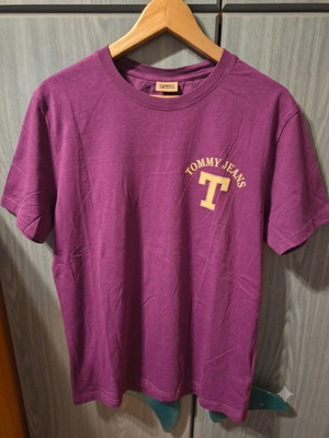 Tommy Hilfiger T-shirt σαν καινούργιο, μωβ, XL
