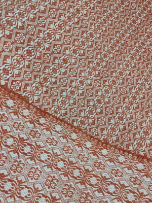 Wool blanket used with handmade lace, approx. 1.55x2.20 m