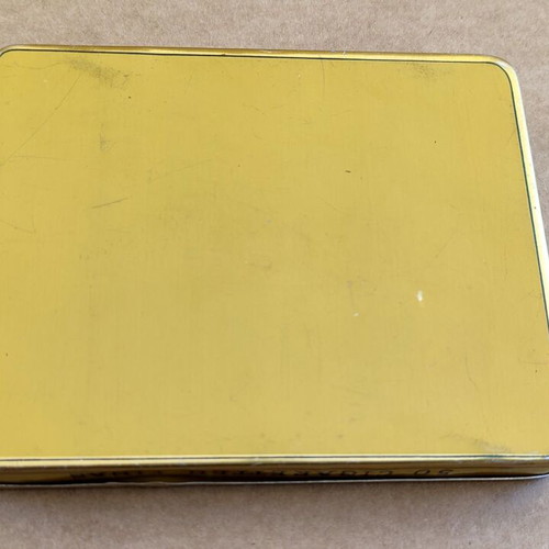Kyriazi Frères metal cigarette tin Cairo used