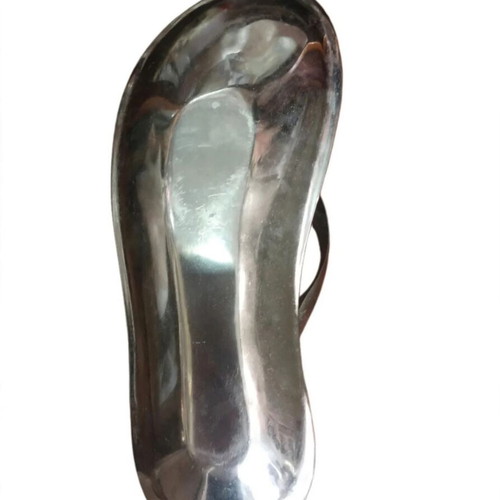 Ashtray flip-flop decorative 30cm silver like new
