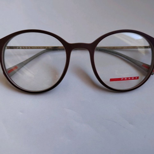 Prada unisex eyeglass frame like new, red