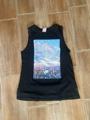 Nike men's sleeveless shirt used, black, size S