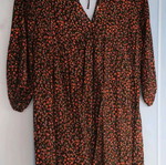 Short wide floral dress H&M like new