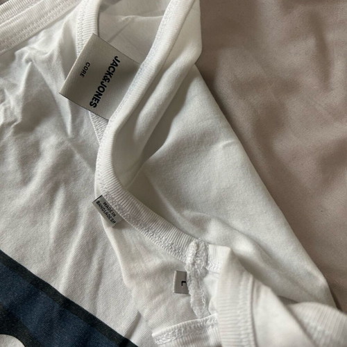 Αμάνικο μπλουζάκι Jack & Jones Large άσπρο σαν καινούργιο