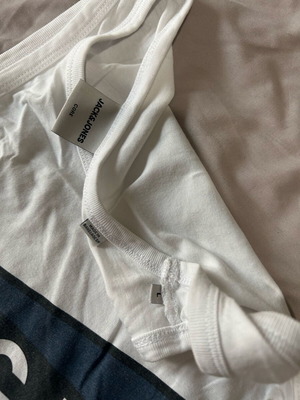 Αμάνικο μπλουζάκι Jack & Jones Large άσπρο σαν καινούργιο