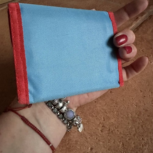 Children's fabric wallet with Velcro like new