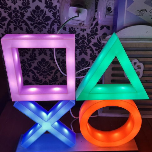 PlayStation decorative lamps like new, battery or cable powered