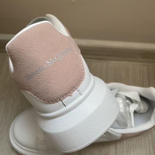 Alexander McQueen Women's Sneakers New White and Pink Size 38
