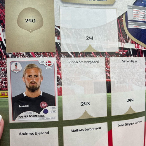 Panini FIFA World Cup Russia 2018 Sticker Album used