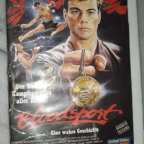 Jean-Claude van Damme Bloodsport VHS used, German
