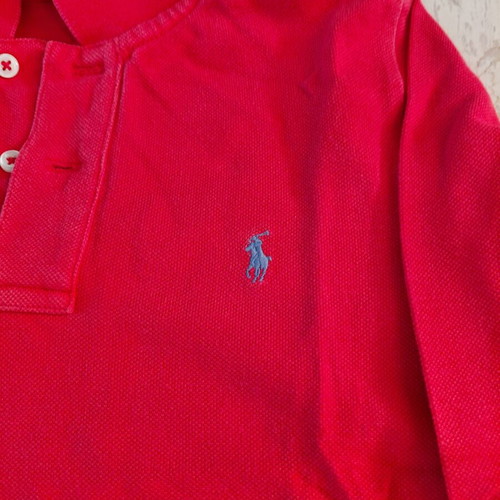 Polo Ralph Lauren long sleeve T shirt red, like new, boys 3-4 years