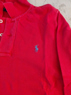 Polo Ralph Lauren long sleeve T shirt red, like new, boys 3-4 years