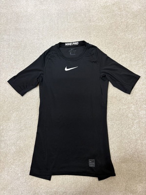 Nike Pro compression shirt, men's size S, black