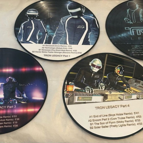 Daft Punk Tron: Legacy 4 picture disc vinyl like new