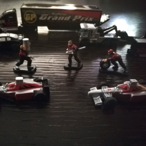 Hasbro Micro Machines Grand Prix 1999 set like new, 10 pieces