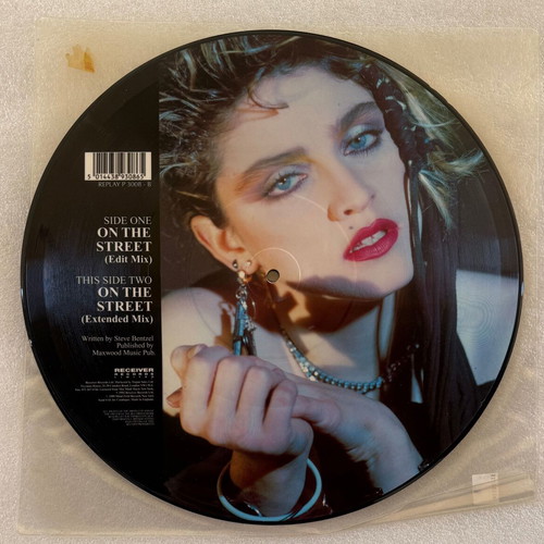 Madonna On the Street 12'' picture disc like new