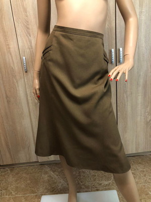 Φούστα καφέ σαν καινούργιο μέγεθος L