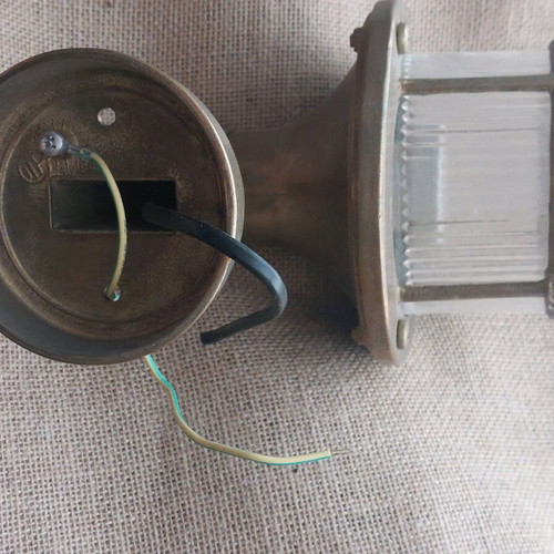 Lido brass wall sconces set of 4 nautical vintage style new
