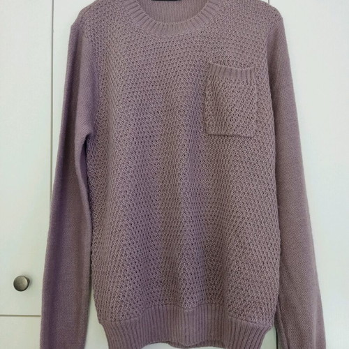 Antony Morato purple knitted sweater M used, wool blend with alpaca