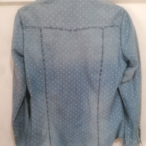 Ovs Fashion Shirt like new, size 44 Italian, blue