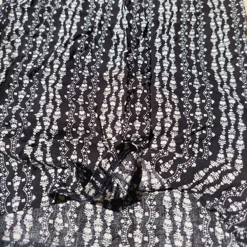 Summer wide leg pants size S, like new, black and white print