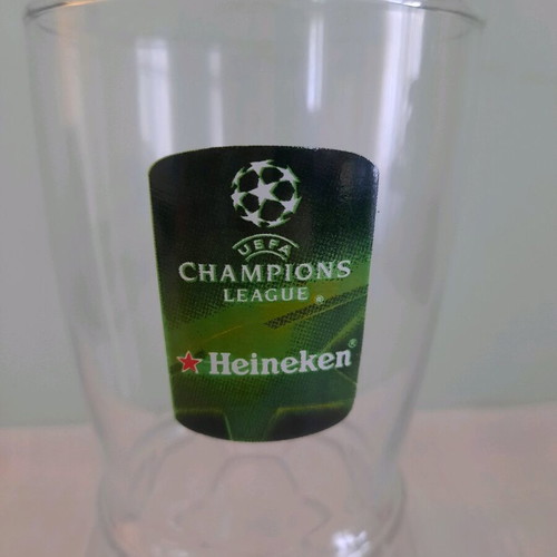 Heineken UEFA Champions League collectible beer glass like new