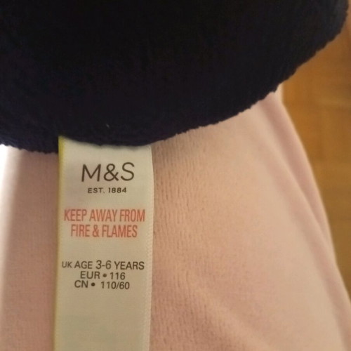 Children's set hat and gloves Marks & Spencer used, 3-6 years, blue