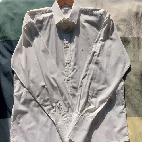 The Bostonians men's dress shirt white size L like new