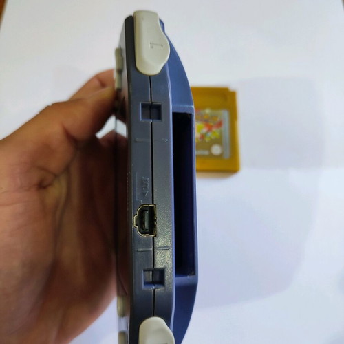Game Boy Advance Nintendo Console used with Pokémon Gold cartridge